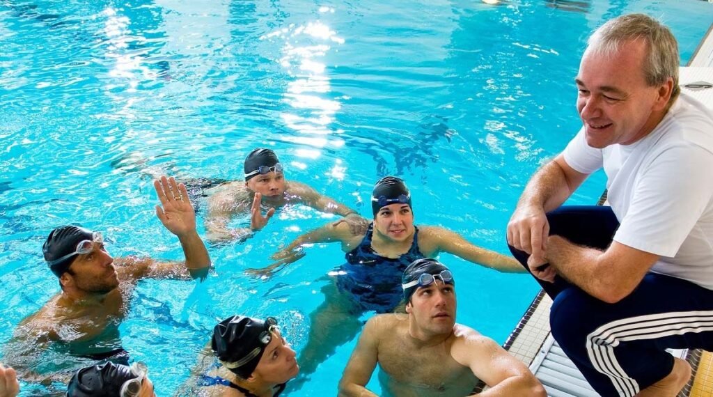 Adult swimming lessons Dubai with private coach.
